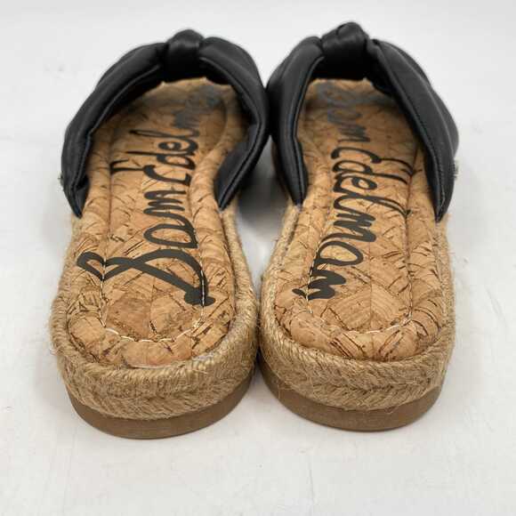 Sam Edelman Black Abbene Slide Sandals | Women’s Leather Regular US9 - Picture 7 of 8